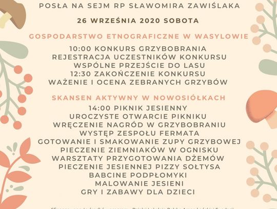 Grzybobranie w Nowosiółkach