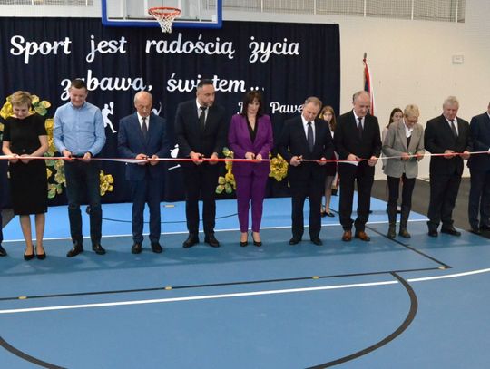 Hala sportowa w Łosińcu (gm. Susiec) otwarta!