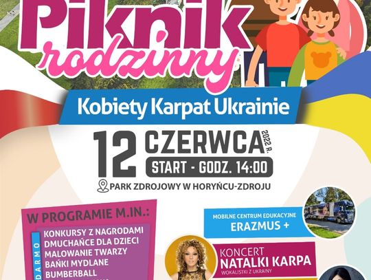 Horyniec-Zdrój. Piknik Rodzinny „Kobiety Karpat Ukrainie”