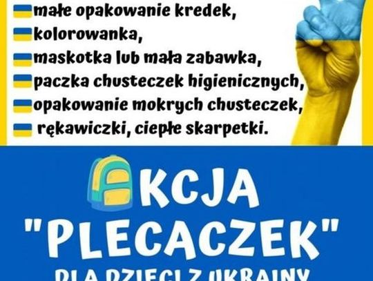 Hrubieszów: Akcja "PLECACZEK" dla dzieci z Ukrainy