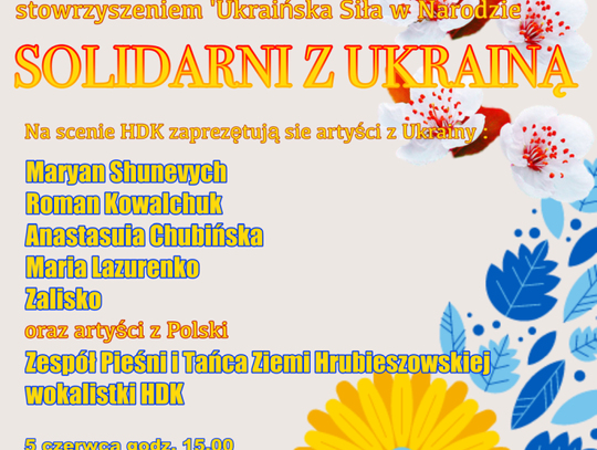 Hrubieszów: koncert "Solidarni z Ukrainą"