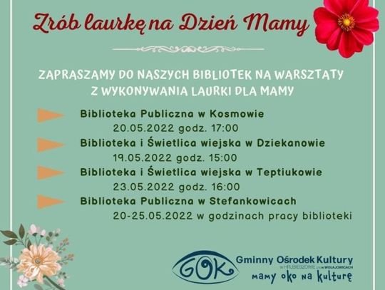 Hrubieszów: laurki dla mam metodą scrapbookingu