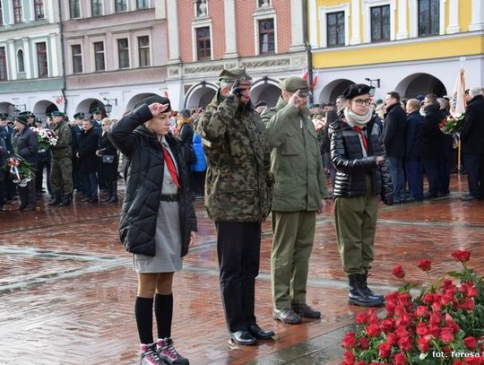 Hufiec ZHP z medalem Zasłużony dla Zamościa