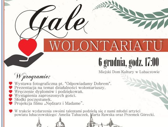  I Gala Wolontariatu w Lubaczowie