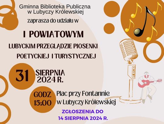 I Powiatowy Lubycki Przegląd Piosenki Poetyckiej i Turystycznej