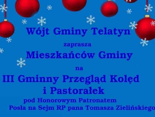 III Gminny Przegląd i Pastorałek w Telatynie