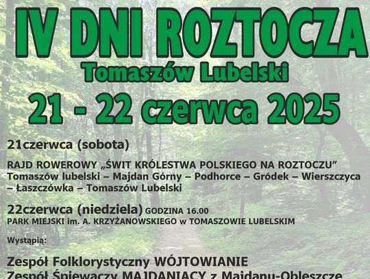 IV Dni Roztocza 2025