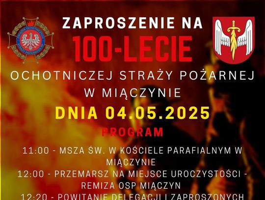 Jubileusz 100-lecia Ochotniczej Straży Pożarnej w Miączynie