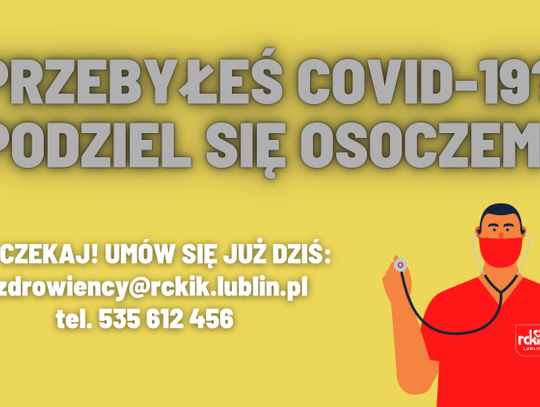 Kiedy ozdrowieniec może już oddać osocze?