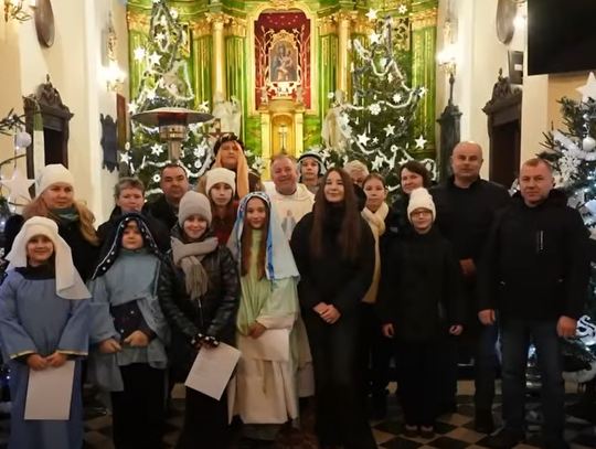 Kolędowanie misyjne w parafii Rachanie
