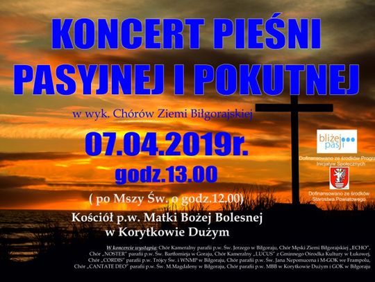 Koncert Pieśni Pasyjnej i Pokutnej w Korytkowie Dużym