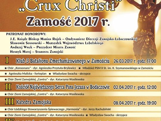 Koncerty „Crux Christi” Zamość 2017