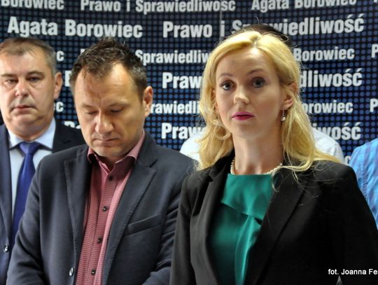 Konferencja prasowa poseł Agaty Borowiec