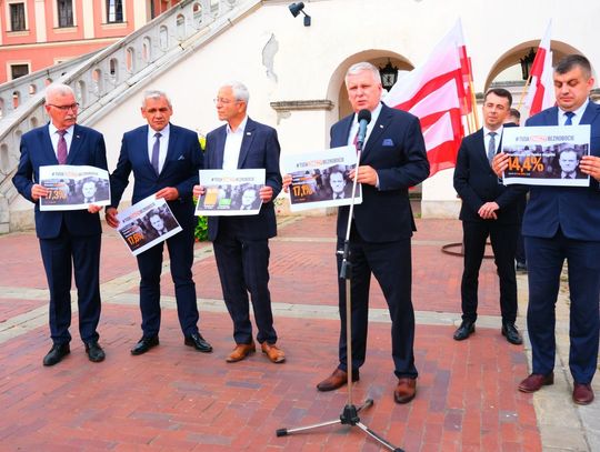 Konferencja prasowa poświęcona bezrobociu