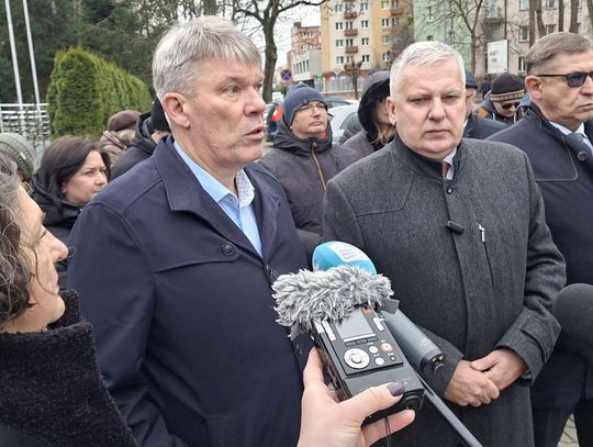 Konferencja prasowa przy Starostwie Powiatowym w Hrubieszowie (27.11)