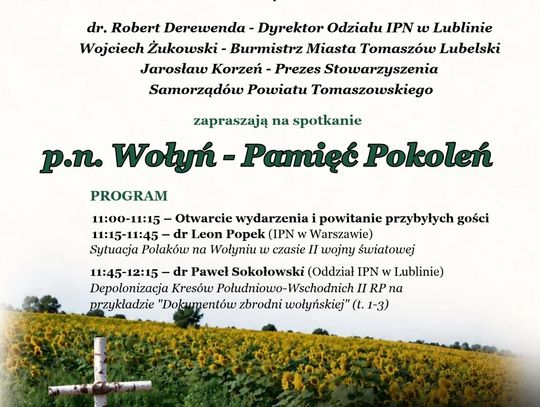 Konferencja: "Wołyń - Pamięć pokoleń"