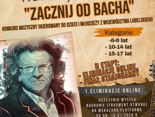 Łaszczów. Festiwal Kultury i Sztuki „Zacznij od Bacha”