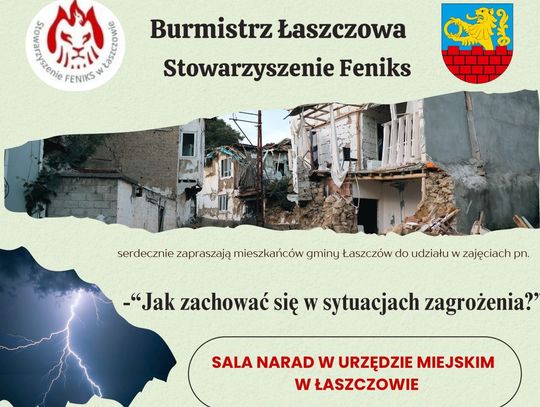 Łaszczów: Jak się zachować w sytuacjach zagrożenia?