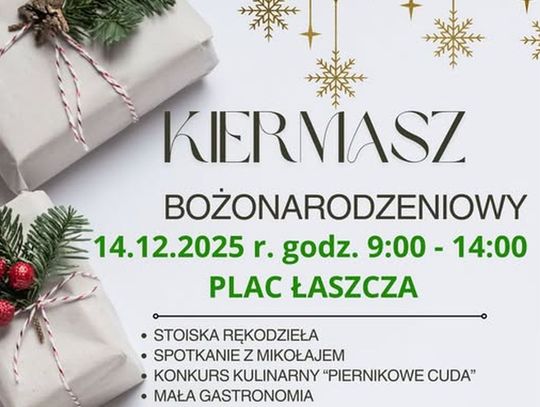 Łaszczów. Kiermasz bożonarodzeniowy