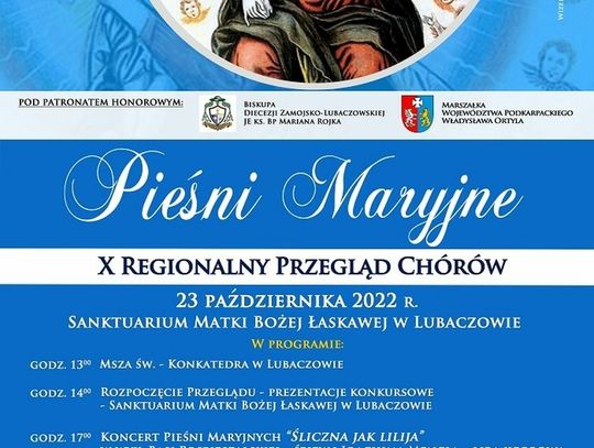 Lubaczów. 10 Regionalny Przegląd Chórów „Pieśni Maryjne”