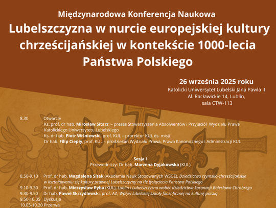 "Lubelszczyzna w nurcie europejskiej kultury chrześcijańskiej..."