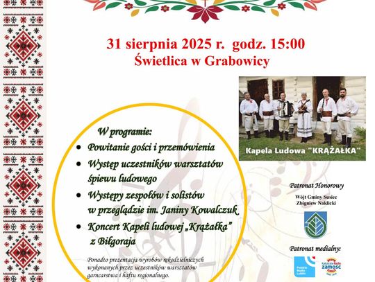 Ludowe Śpiewanie - Przegląd im. Janiny Kowalczuk