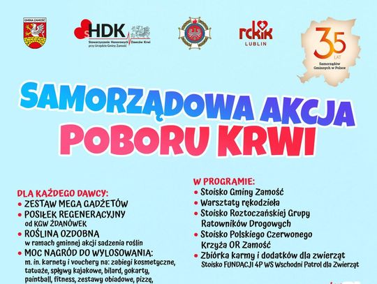 Majowa akcja poboru krwi w Gminie Zamość