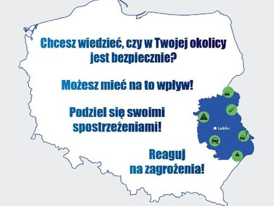 Mapa zagrożeń bezpieczeństwa ruszyła na Lubelszczyźnie