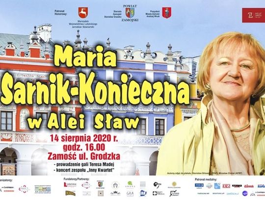 Maria Sarnik-Konieczna będzie odznaczona w "Alei Sław"