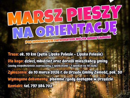 Marsz pieszy w Lipsku Polesiu