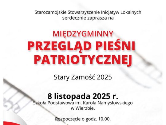 Międzygminny Przegląd Pieśni Patriotycznej w Wierzbie
