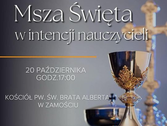 Msza święta w intencji nauczycieli i pracowników oświaty