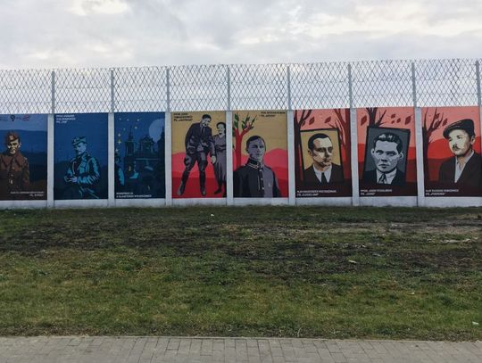 Murale ku czci Żołnierzy Wyklętych