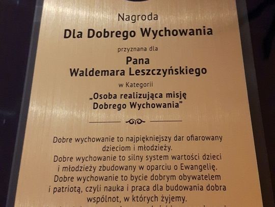 Nagroda "Dla Dobrego Wychowania"