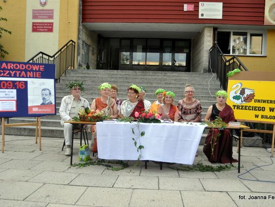 Narodowe czytanie w Biłgoraju