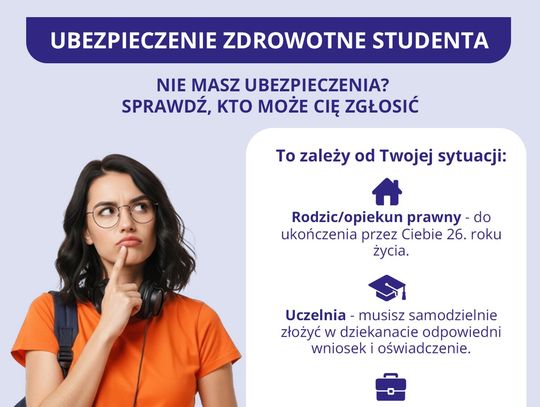 NFZ przypomina studentom o ubezpieczeniu zdrowotnym