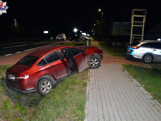 Niebezpieczna jazda w Kalinowicach