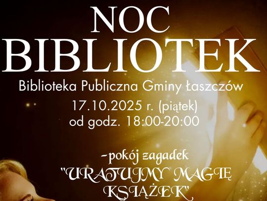 Noc Bibliotek po raz pierwszy w Łaszczowie