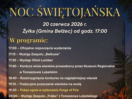 Noc Świętojańska w Żyłce