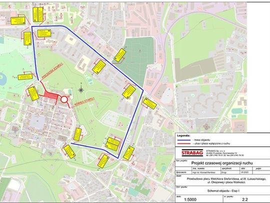 Od poniedziałku 14.09 utrudnienia w ruchu 