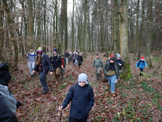Odbył się rajd pieszy z Mikołajem w Gminie Zamość