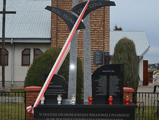 Odsłonięcie pomnika „W hołdzie Ofiarom II wojny światowej”