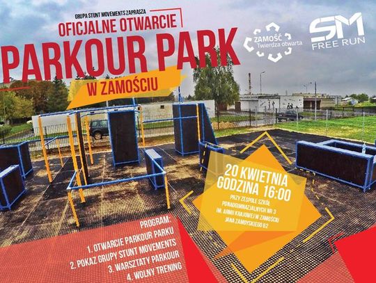 Oficjalne Otwarcie Parkour Parku w Zamościu