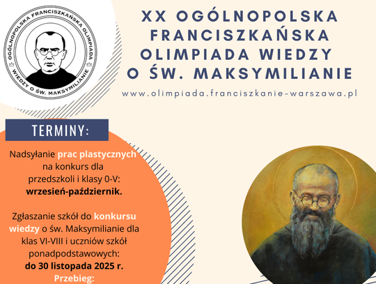 Ogólnopolska Franciszkańska Olimpiada wiedzy o św. Maksymilianie