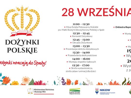Ogólnopolskie dożynki wracają do Spały!
