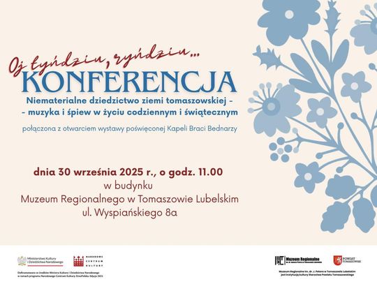 "Oj tyńdziu, ryńdziu..." - konferencja w Tomaszowie