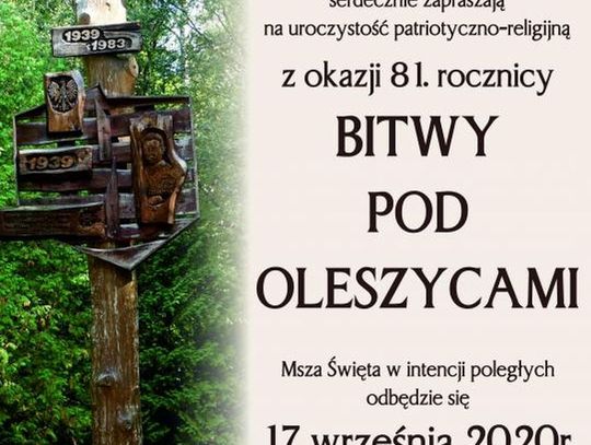 Oleszyce. 81. rocznica Bitwy pod Oleszycami