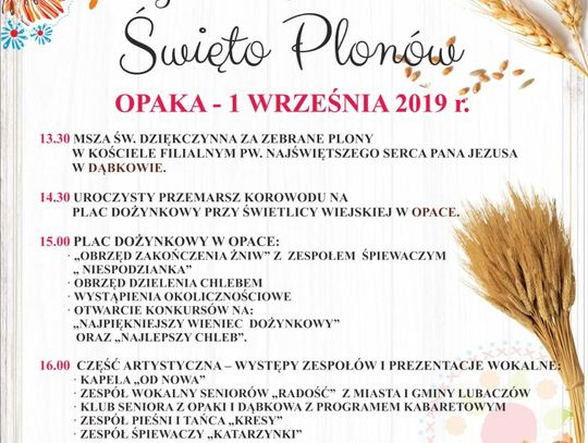 Opaka. Gminno-Dekanalne Święto Plonów