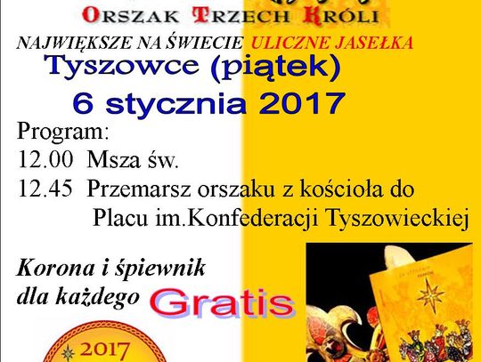 Orszak Trzech Króli w Tyszowcach