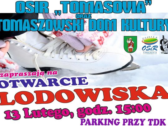 Otwarcie lodowiska w Tomaszowie